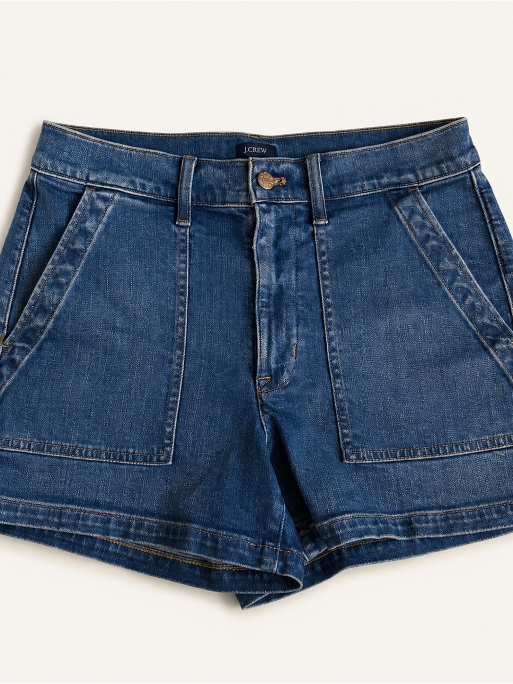 J.Crew Patch-Pocket Denim Shorts Size 27